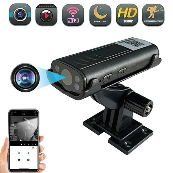 Mini caméra sans fil HD 1080p compacte