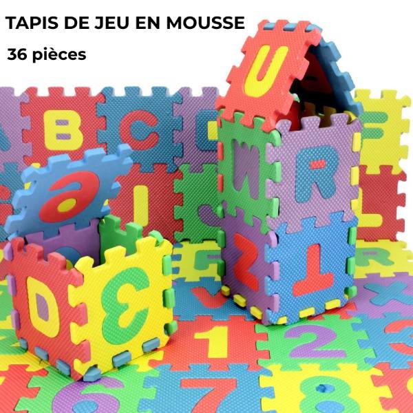 Tapis de jeu en mousse antidérapant pour bébé