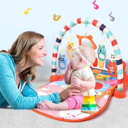 Tapis d'éveil musical pliable à sons intégrés